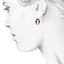 The Federica Earrings, smallside view