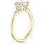 18K Yellow Gold Nadia Diamond Ring, smallside view
