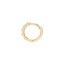 14K Yellow Gold Single Baguette Diamond Hoop Earring, smalladditional view 2