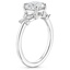 Platinum Mariposa Diamond Ring, smallside view