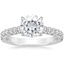 PT Moissanite Sienna Diamond Ring (3/8 ct. tw.), smalltop view