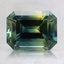 8x6.3mm Unheated Bi-Color Emerald Sapphire