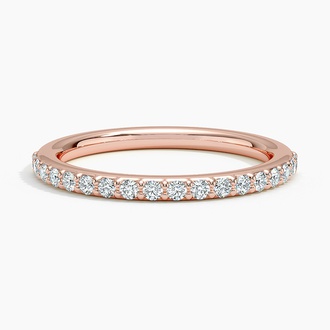 Petite Shared Prong Diamond Ring (1/4 ct. tw.) in 14K Rose Gold