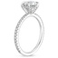18K White Gold Six Prong Luxe Viviana Diamond Ring (1/3 ct. tw.), smallside view