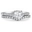 Petite Contoured Diamond Wedding Ring, smallside view