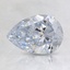1.00 Ct. Very Light Blue Pear Lab Created Diamond