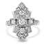 Custom Art Deco Inspired Diamond Ring