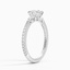 18KW Moissanite Luxe Aria Diamond Ring (1/3 ct. tw.), smalltop view