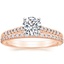 14K Rose Gold Sonora Diamond Ring with Luxe Sonora Diamond Ring (1/4 ct. tw.)