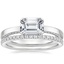 18K White Gold Maeve Diamond Ring with Luxe Ballad Diamond Ring (1/4 ct. tw.)