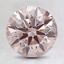 2.00 Ct. Fancy Light Orangy Pink Round Lab Grown Diamond