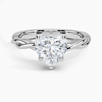 Twisted Vine Solitaire Ring - Brilliant Earth