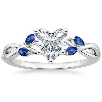 Willow Ring With Sapphire Accents