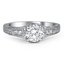 Hand Engraved Five Stone Diamond Matched Set, smallview