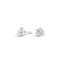 Three-Prong Martini Round Diamond Stud Earrings (1/2 ct. tw.) in 18K White Gold