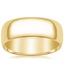 Yellow Gold 8mm Comfort Fit Wedding Band 