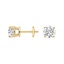 18K Yellow Gold Round Diamond Stud Earrings (1 1/2 ct. tw.), smalladditional view 1