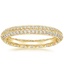 18K Yellow Gold Tacori Sculpted Crescent Knife Edge Eternity Diamond Ring (2/3 ct. tw.), smalltop view