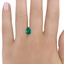 10x7mm Pear Lab Created Emerald, smalladditional view 1