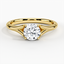 18K Yellow Gold Reverie Ring, smalltop view