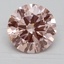 2.11 Ct. Fancy Vivid Pink Round Lab Created Diamond