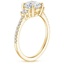 18K Yellow Gold Lyra Diamond Ring (1/4 ct. tw.), smallside view