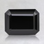 8x6mm Black Emerald Moissanite