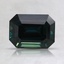 7.3x5.5mm Unheated Blue Emerald Sapphire