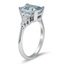 Aquamarine and Diamond Baguette Ring, smallview