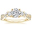 18K Yellow Gold Three Stone Luxe Willow Diamond Ring (1/2 ct. tw.), smalltop view