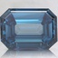 3.18 Ct. Fancy Dark Blue Emerald Lab Created Diamond