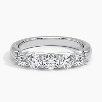 Five Stone Trellis Lab Diamond Ring (1 ct. tw.)