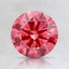 1.25 Ct. Fancy Vivid Pink Round Lab Created Diamond