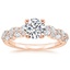 14K Rose Gold Jardiniere Diamond Ring (1/2 ct. tw.), smalltop view