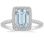18KW Aquamarine Valencia Halo Diamond Ring (1/2 ct. tw.), smalltop view