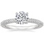 Round Platinum Luxe Valencia Diamond Ring (1/2 ct. tw.)