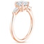 14K Rose Gold Sona Diamond Ring (1/3 ct. tw.), smallside view