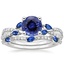 18KW Sapphire Luxe Willow Sapphire and Diamond Bridal Set (1/4 ct. tw.), smalltop view