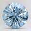 2.24 Ct. Fancy Blue Round Lab Created Diamond