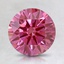 1.56 Ct. Fancy Vivid Purplish Pink Round Lab Created Diamond