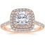 14K Rose Gold Soleil Diamond Ring (1/2 ct. tw.), smalltop view