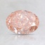 1.16 Ct. Fancy Intense Orange-Pink Oval Lab Created Diamond