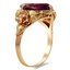 The Yasmin Ring, smalltop view on a hand