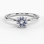 Sapphire Petite Elodie Ring in Platinum