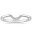 Curved Nesting Stackable Diamond Ring 