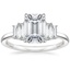 Platinum Coppia Five Stone Diamond Ring (1/3 ct. tw.), smalltop view