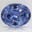 9.5x7.6mm Blue Oval Sapphire