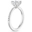 18K White Gold Elena Diamond Ring, smallside view