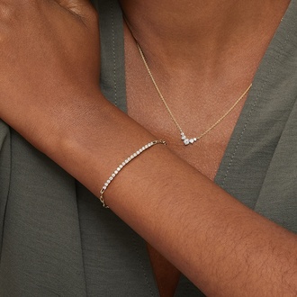 Paperclip Lab Diamond Tennis Bracelet - Brilliant Earth