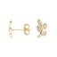14K Yellow Gold Juniper Diamond Earrings, smalladditional view 1